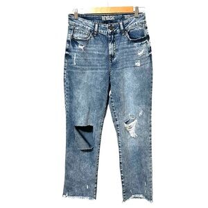 Rewash High Rise Vintage Reunion Distressed Jeans Size 5